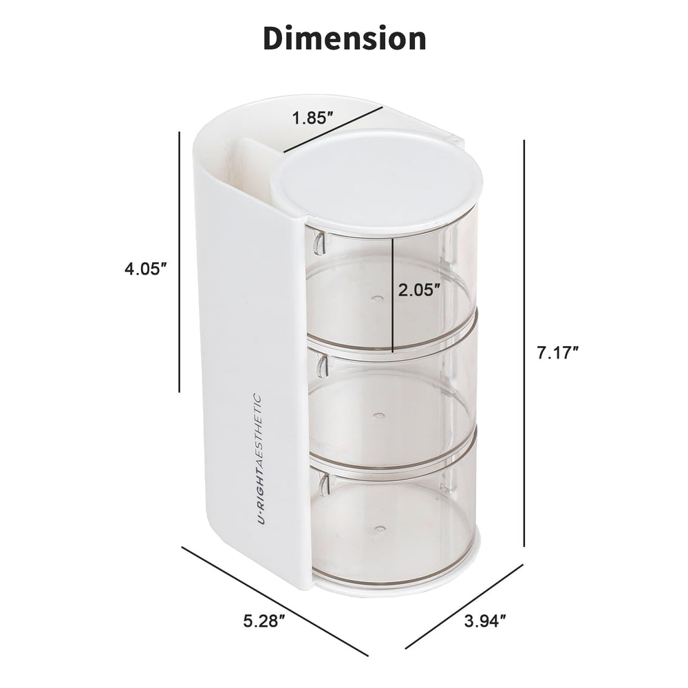 FABROK rotatable-layer design enabling easy access to jewelry and clips.