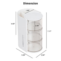 FABROK rotatable-layer design enabling easy access to jewelry and clips.