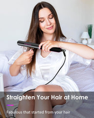 Fabuday dual voltage flat iron ready for worldwide travel styling