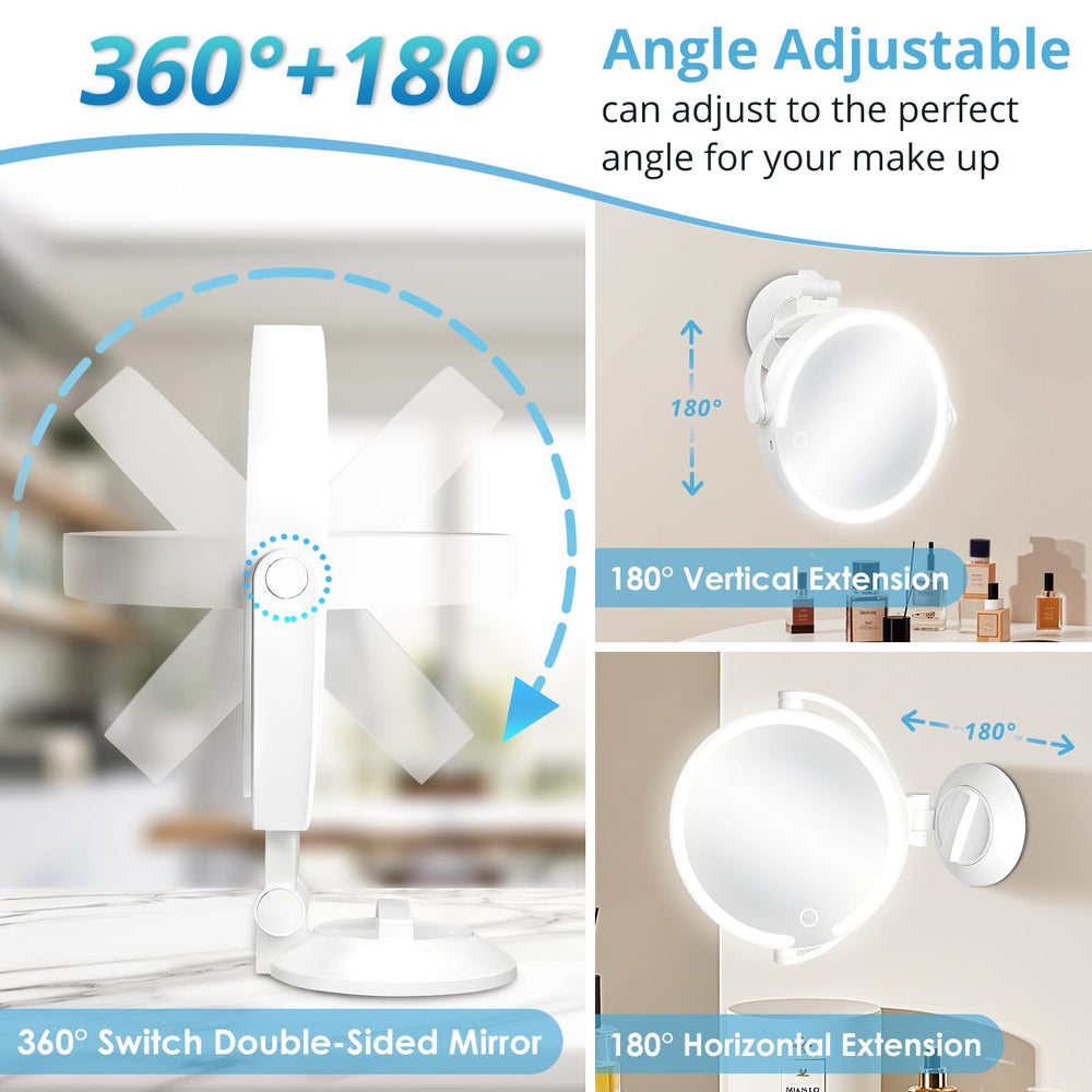 Fabuday seven-inch magnifying mirror for detailed skincare checks