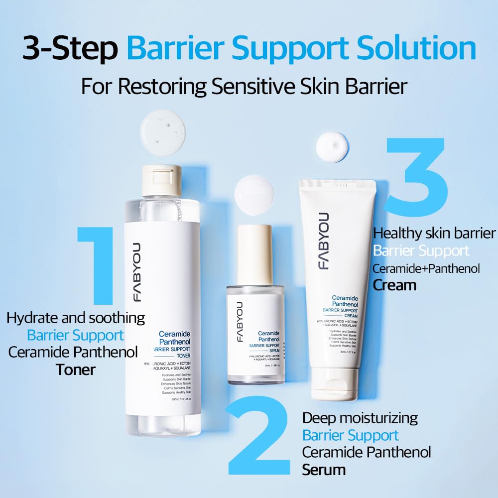 FABYOU sensitive skin usage scene demonstrates gentle daily care.