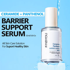 FABYOU ingredients closeup highlights ceramide NP and panthenol benefits.