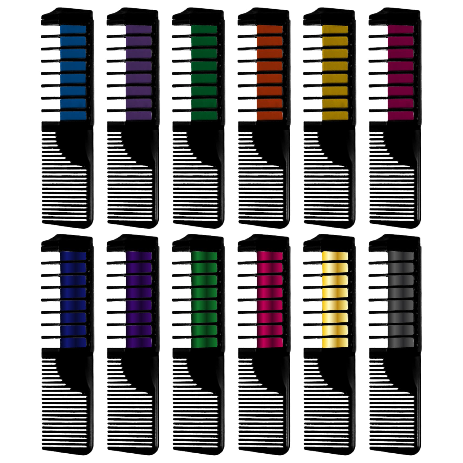 FACEGEM LONDON metallic colours swatch highlighting shimmering effects for party outfits.