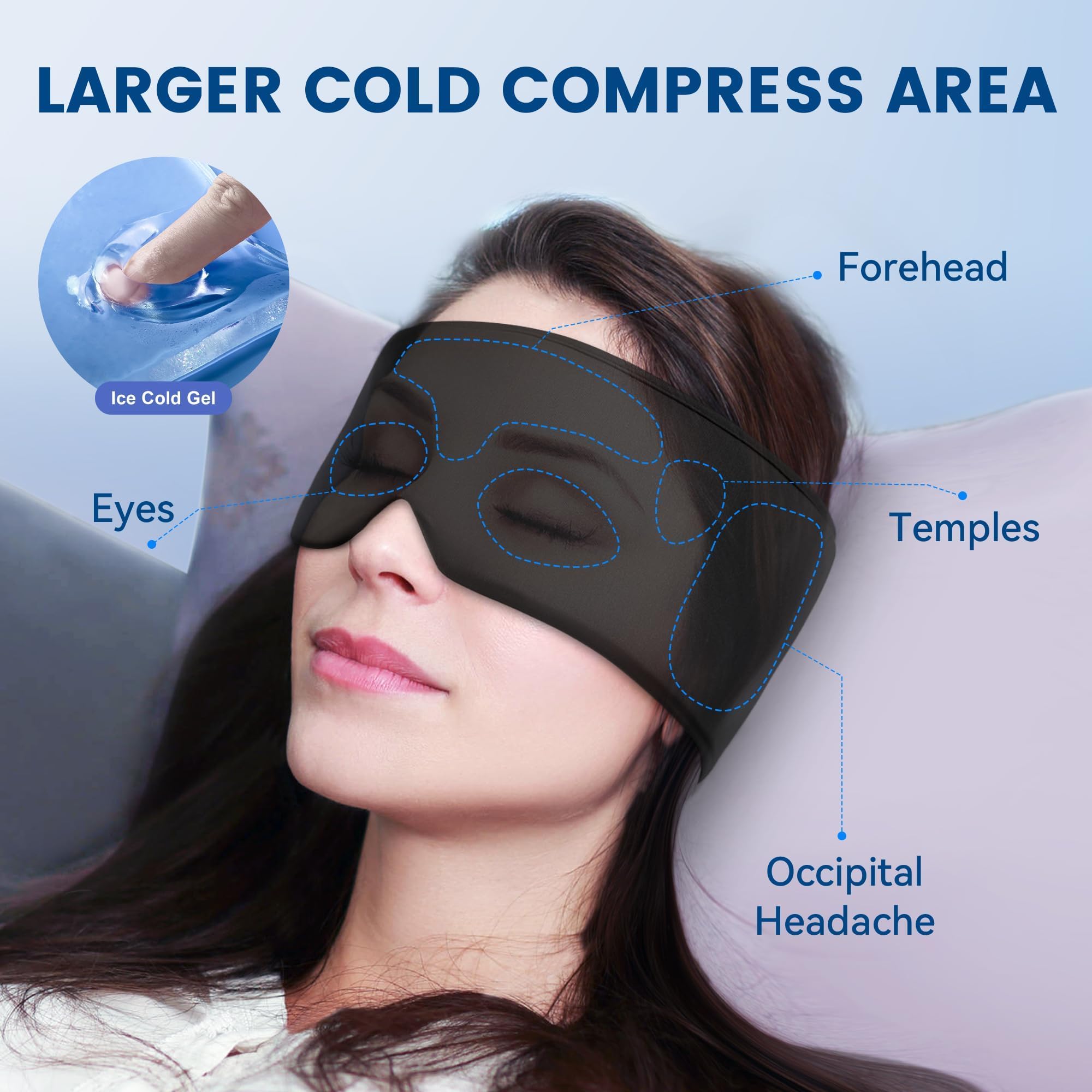FACEMOON adjustable-strap eye mask fits all heads with 360-degree coverage.