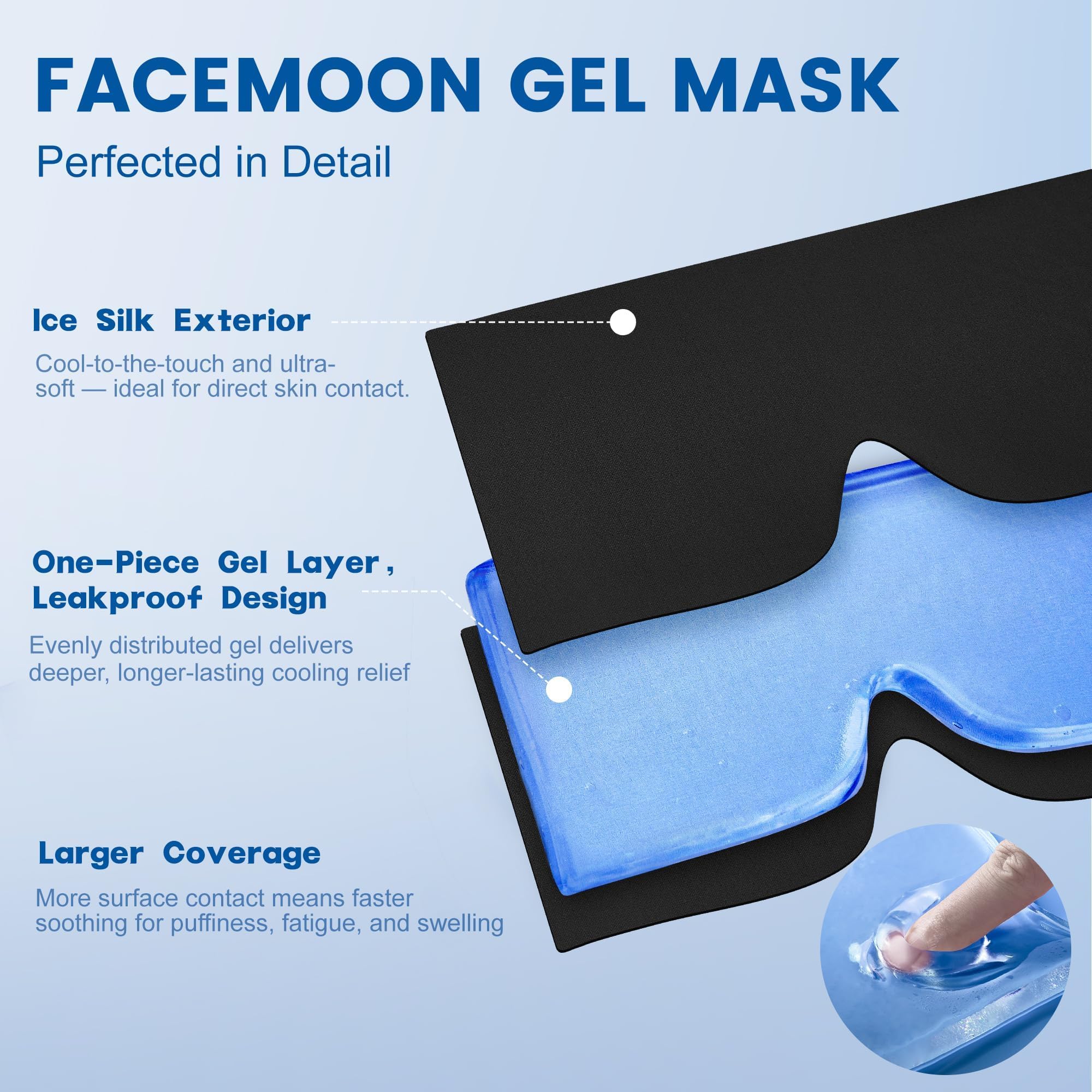 FACEMOON fridge-chill 20-minute routine for refreshing eye relief.