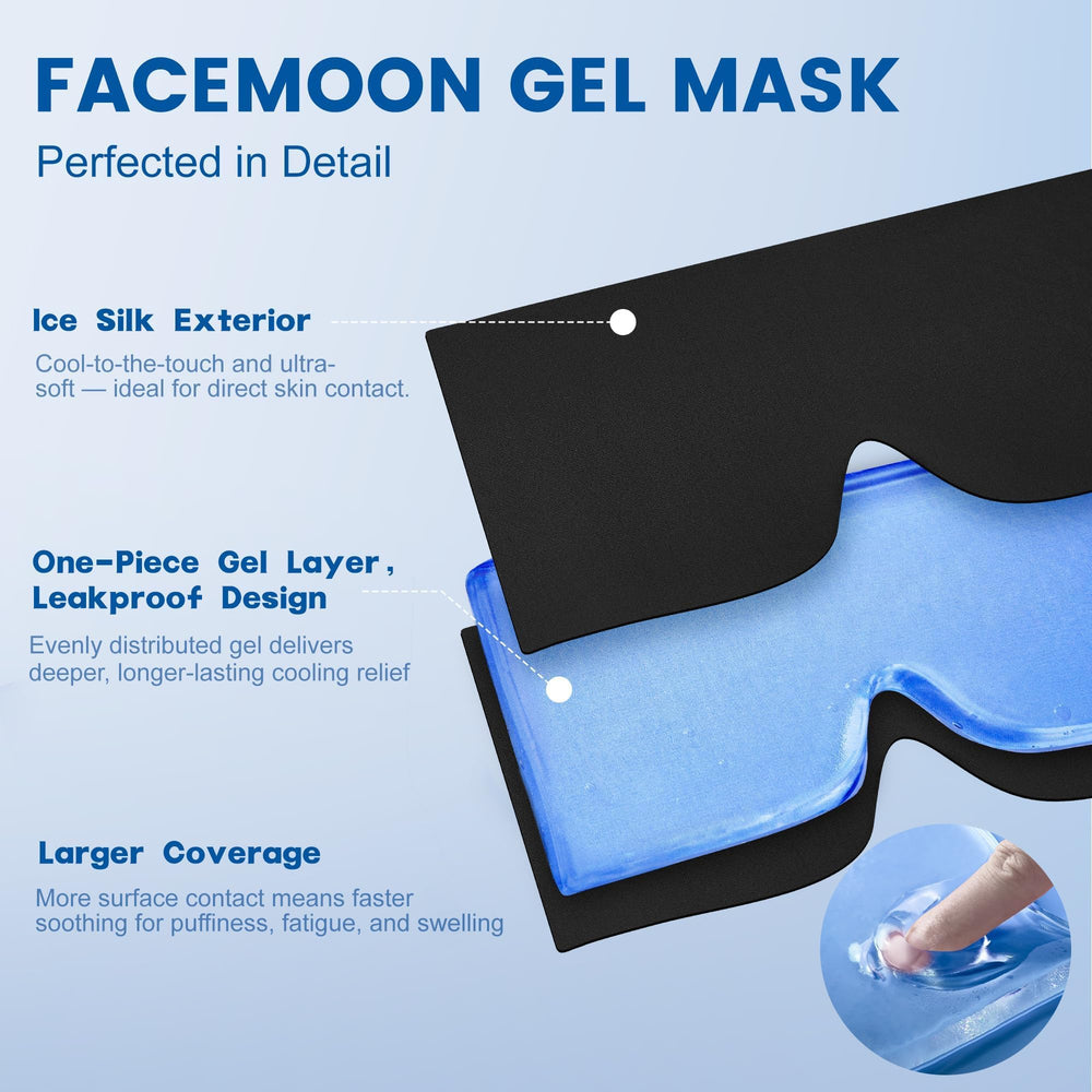 FACEMOON fridge-chill 20-minute routine for refreshing eye relief.