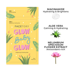 FACETORY collection mask set soothes redness and irritation for calm skin.
