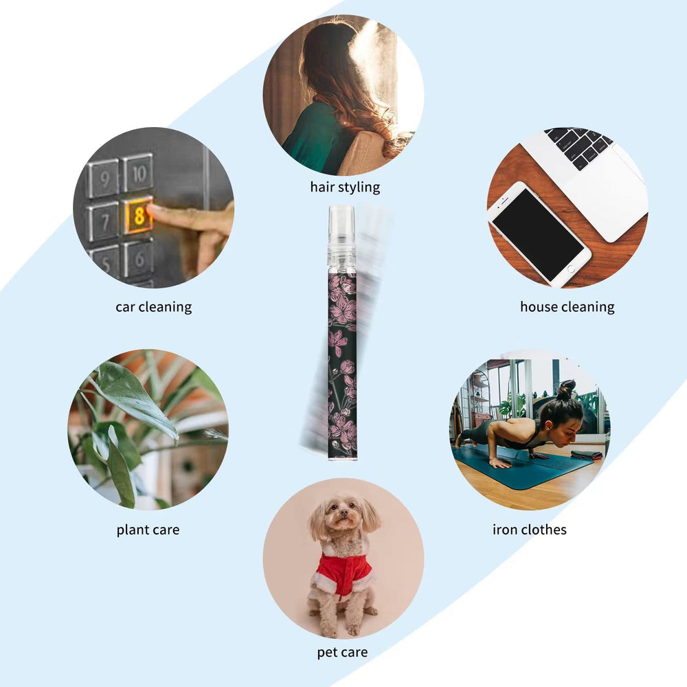 Facewegen refillable scent bottle with pump for mess-free fragrance transfers.