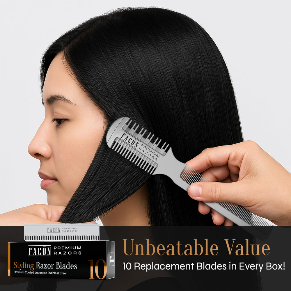 FACON Split Ends Trimmer In Action demonstrates efficient end-maintenance between visits