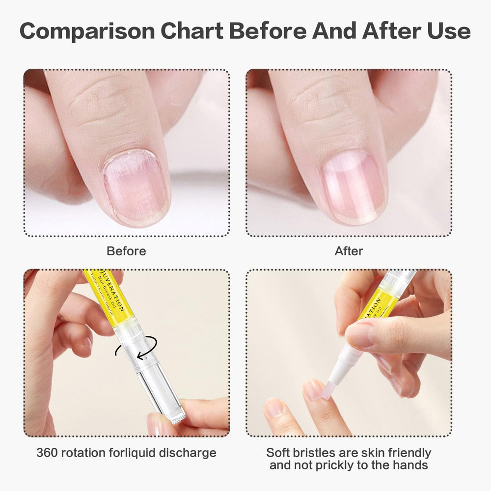 FACISACO Nail Growth Oil pen twist action enabling daily strengthening