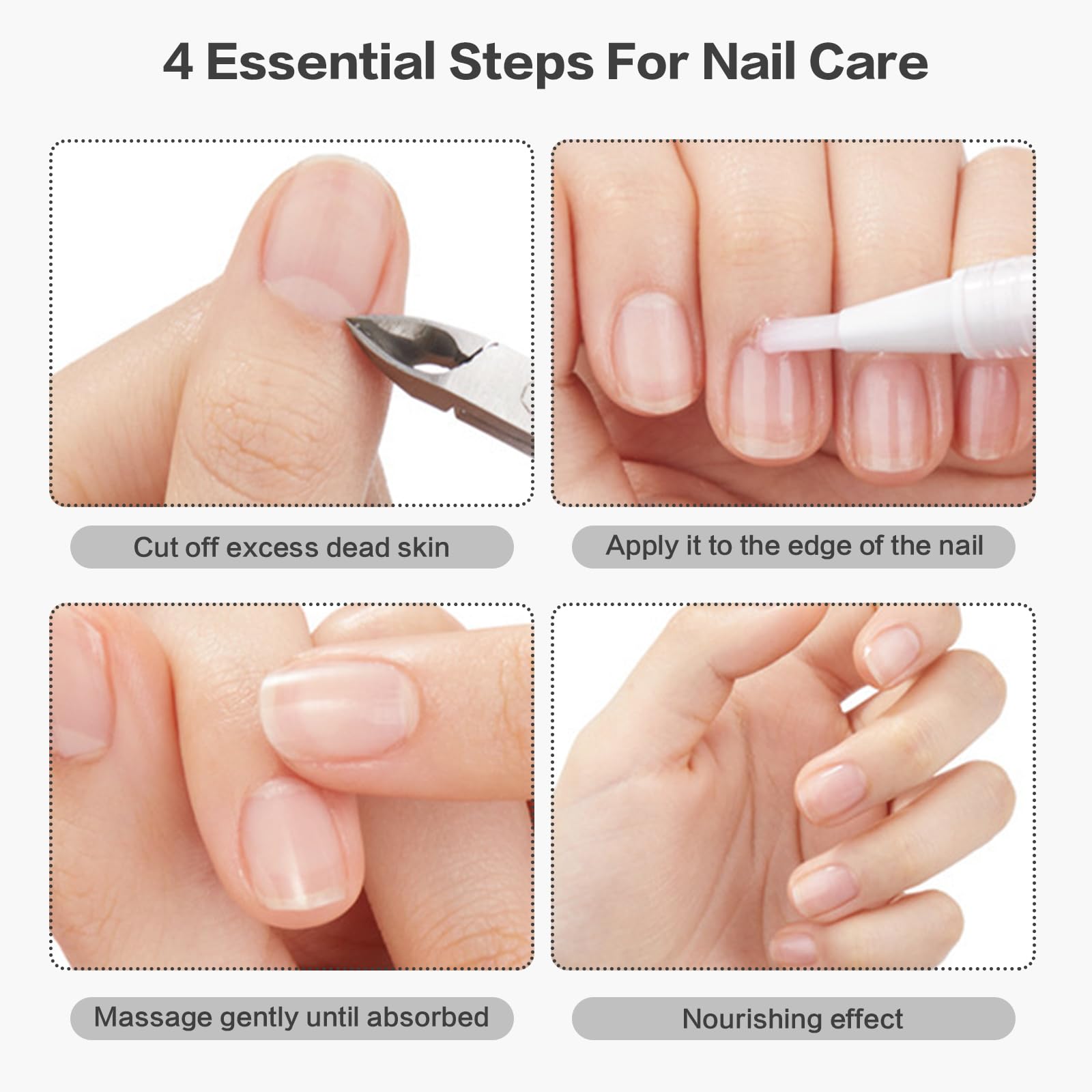 FACISACO Nail Repair Protection Gel adding durability and shine to nails