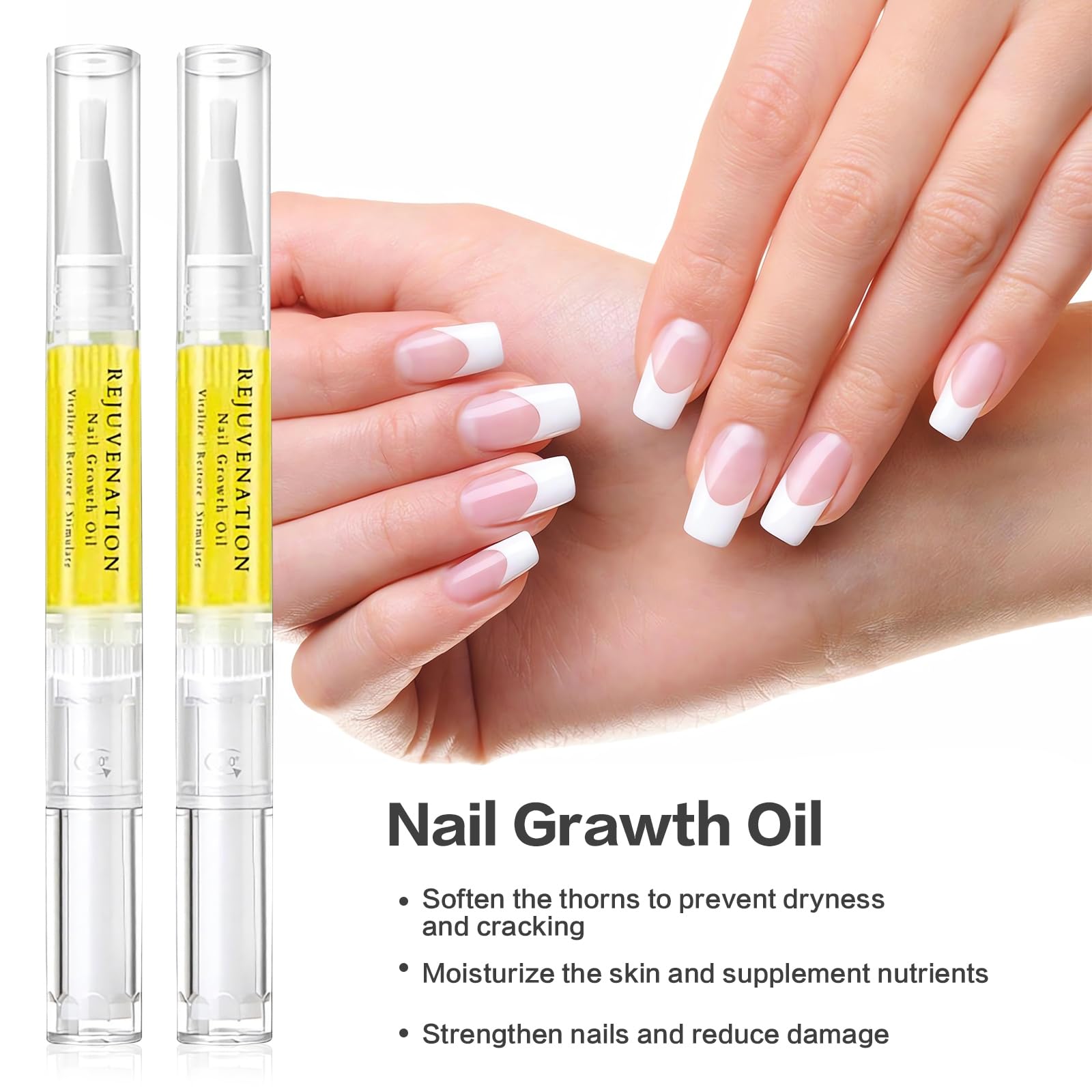 FACISACO Before-and-after style shot suggests healthier-looking nails with use