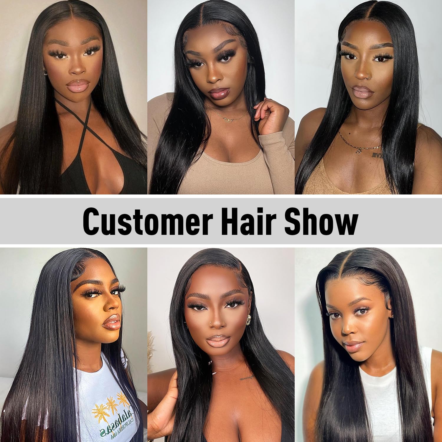 FACMOOD model wearing wig image highlights versatile everyday styling options