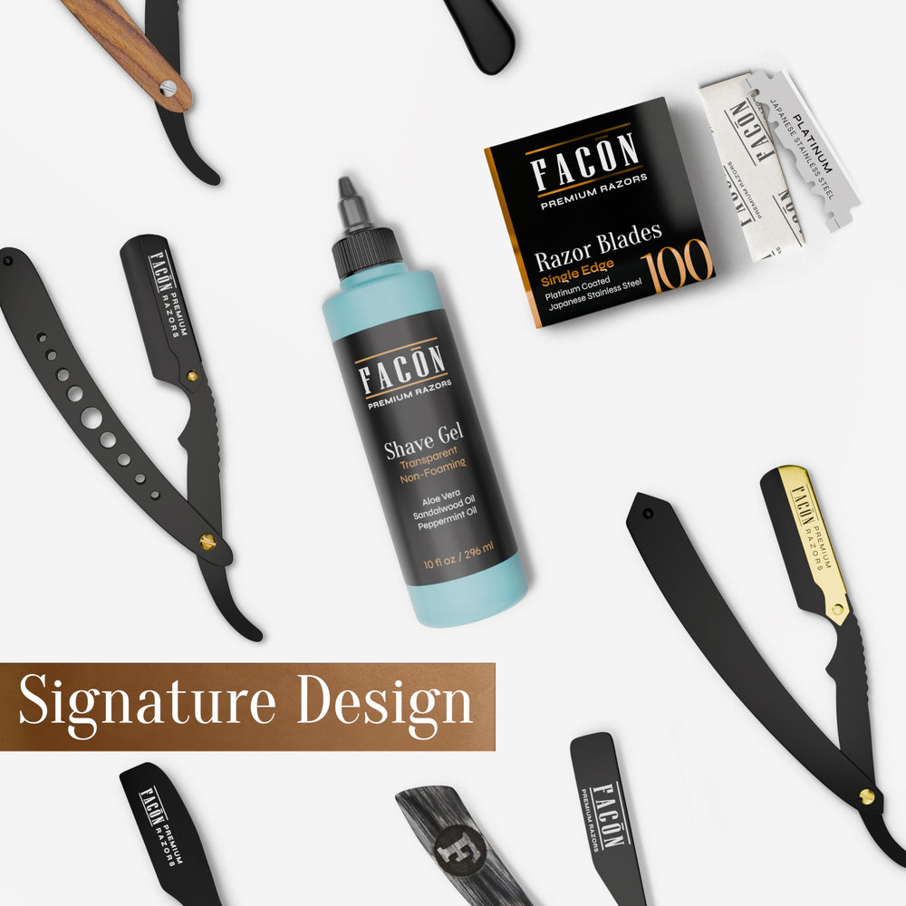 FACON cruelty free logo signals ethical, premium grooming product