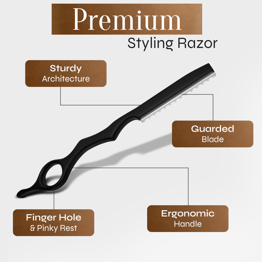 FACON Faether Razor packaging in a stylish box ready for professional or home use.