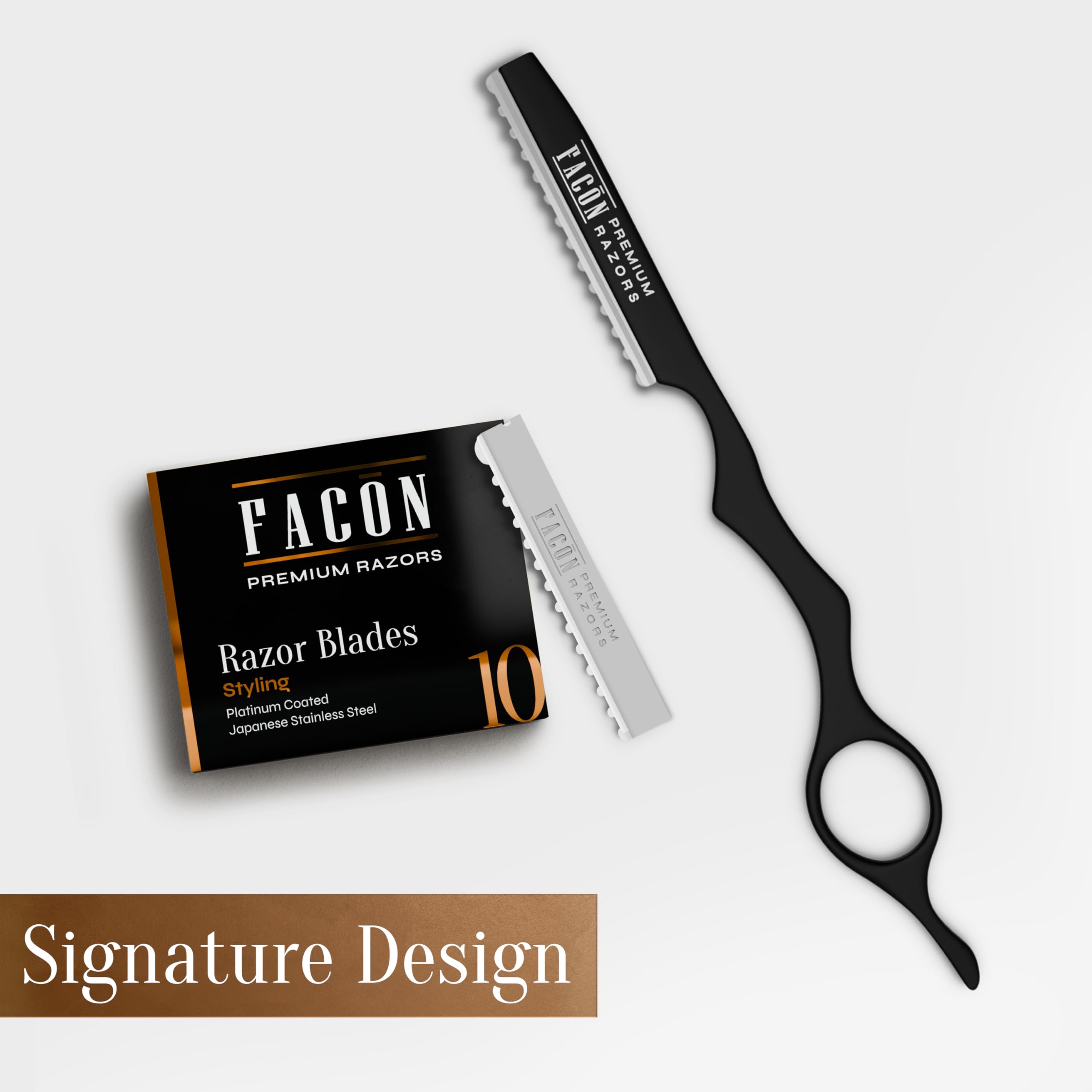 FACON Faether Razor professional-grade tool for salon and home grooming.
