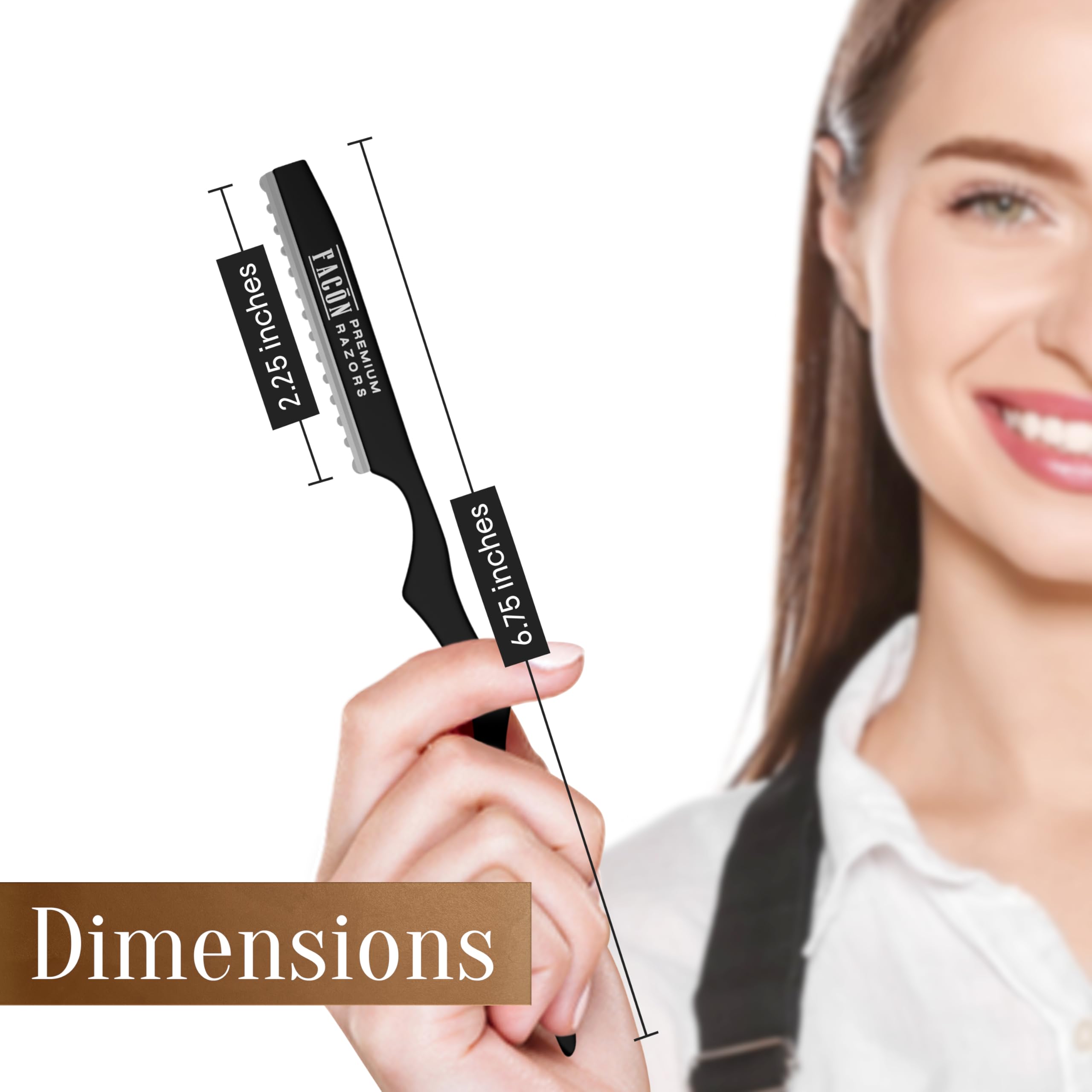 FACON Faether Razor stainless steel build promises durability and lasting sharpness.