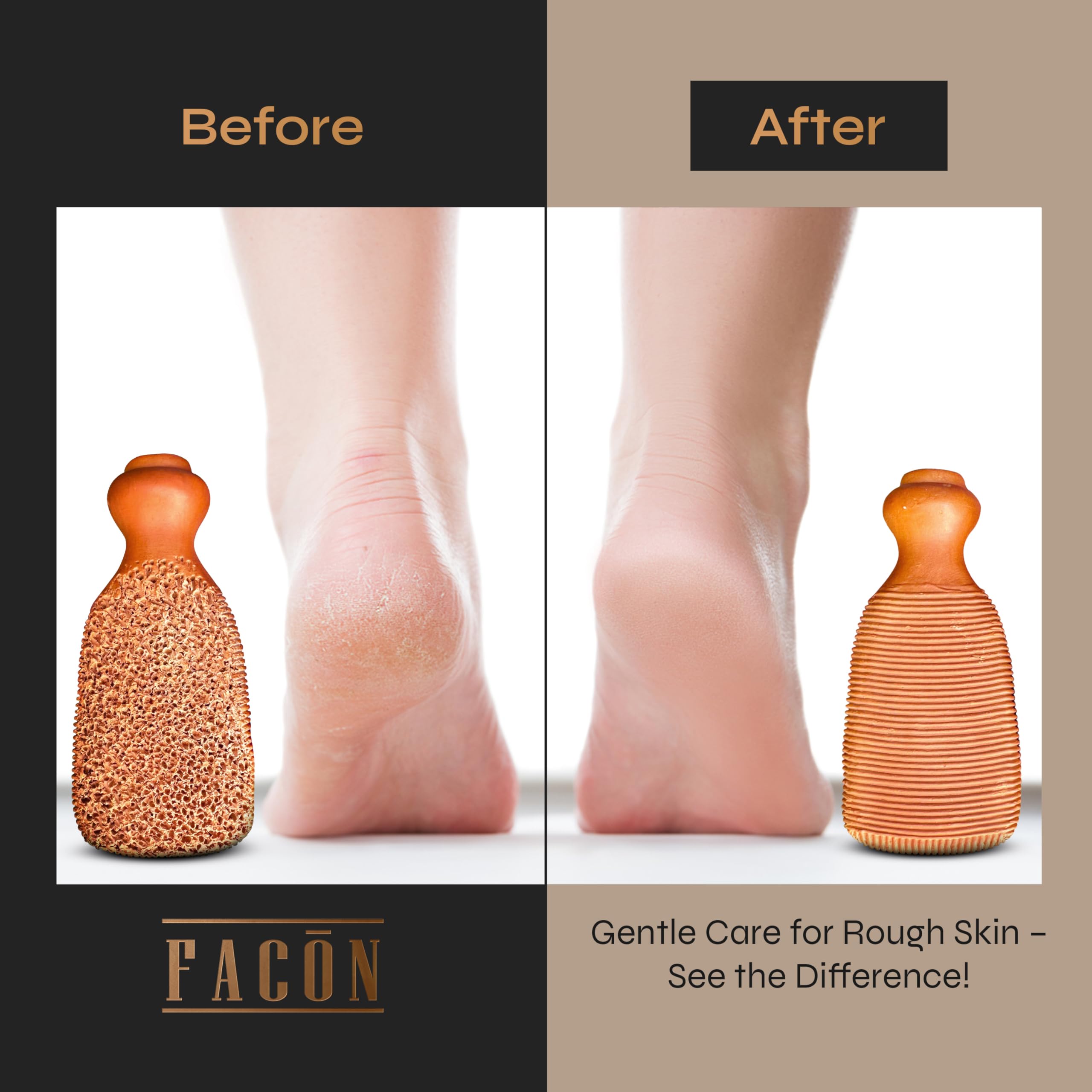 FACON foot-care ritual kit features the pumice stone for convenient home spa routines