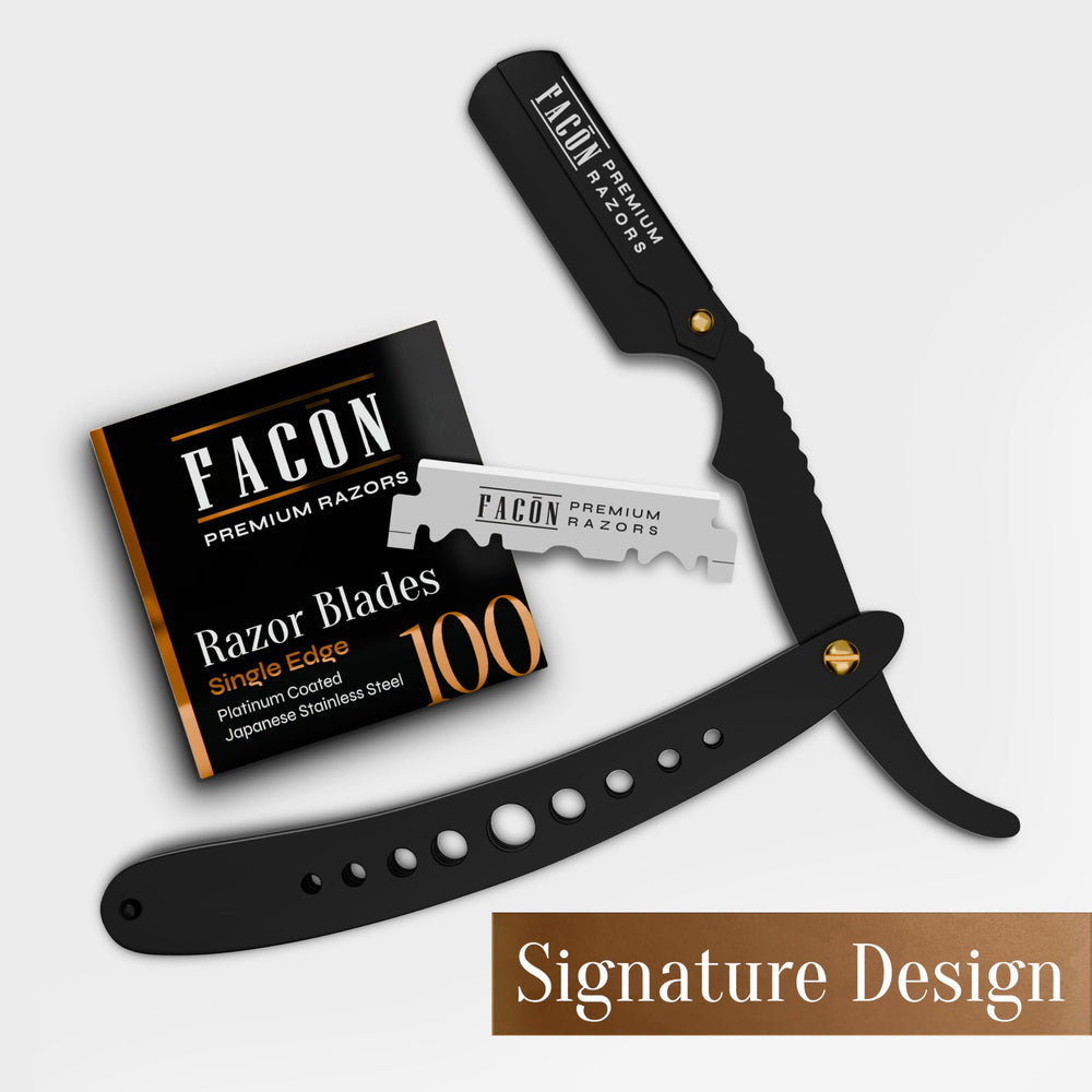 FACON straight razor classic design highlighting timeless aesthetics and performance.
