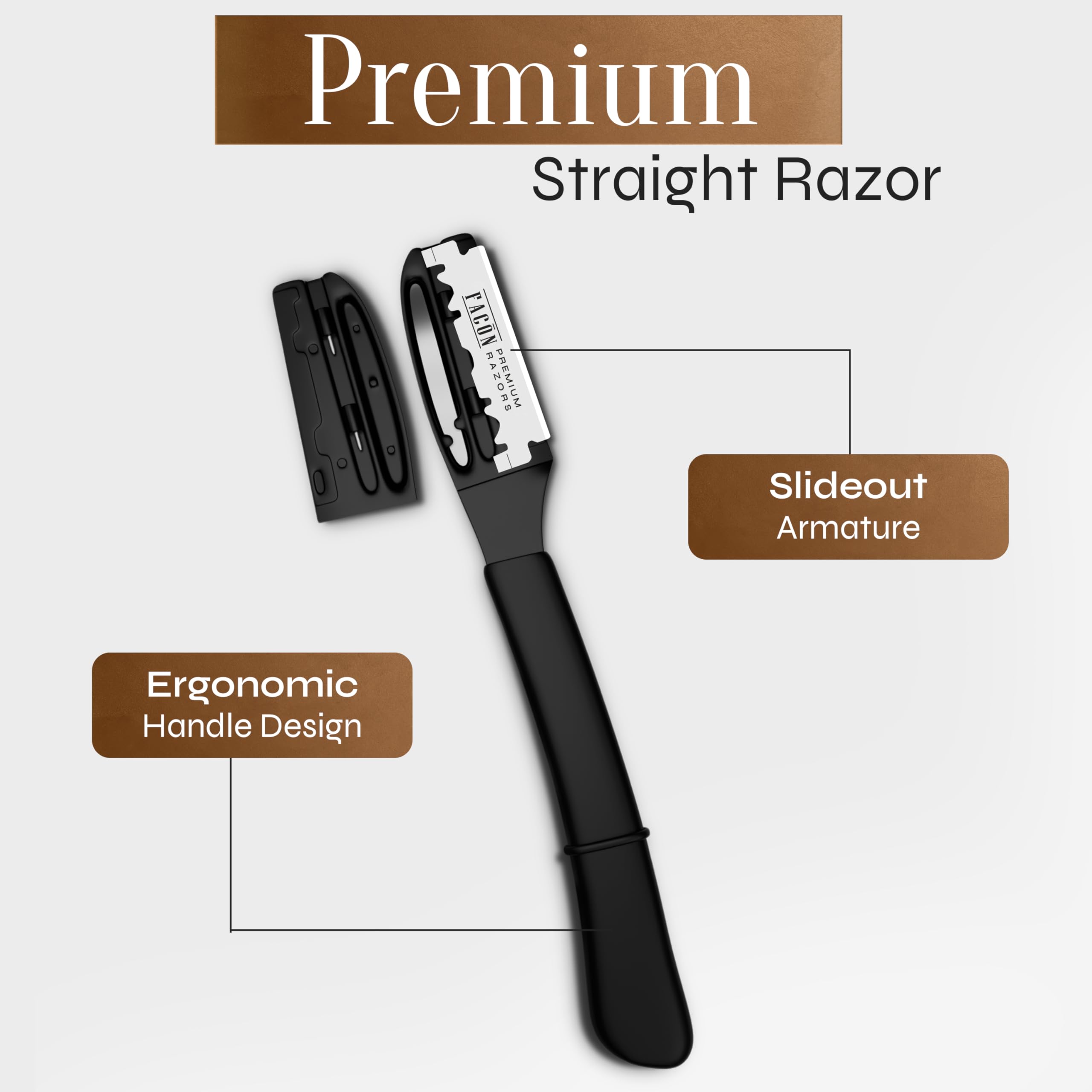 FACON straight-razor-gift-set presentation makes gifting grooming enthusiasts.