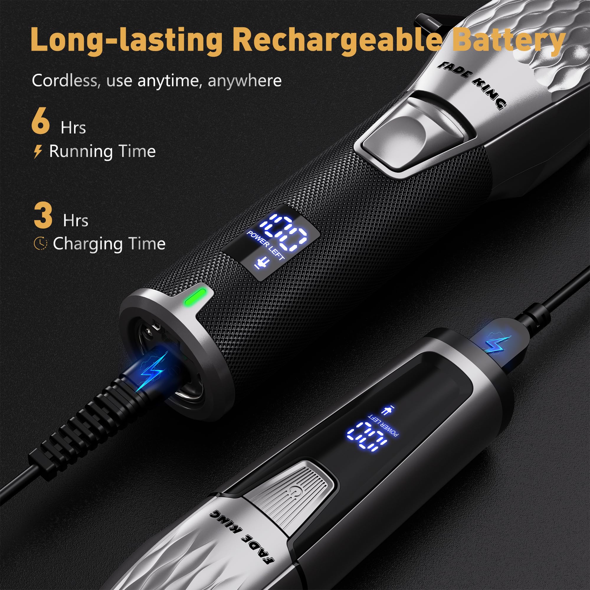 FADEKING all-in-one kit with attachments for versatile styling options
