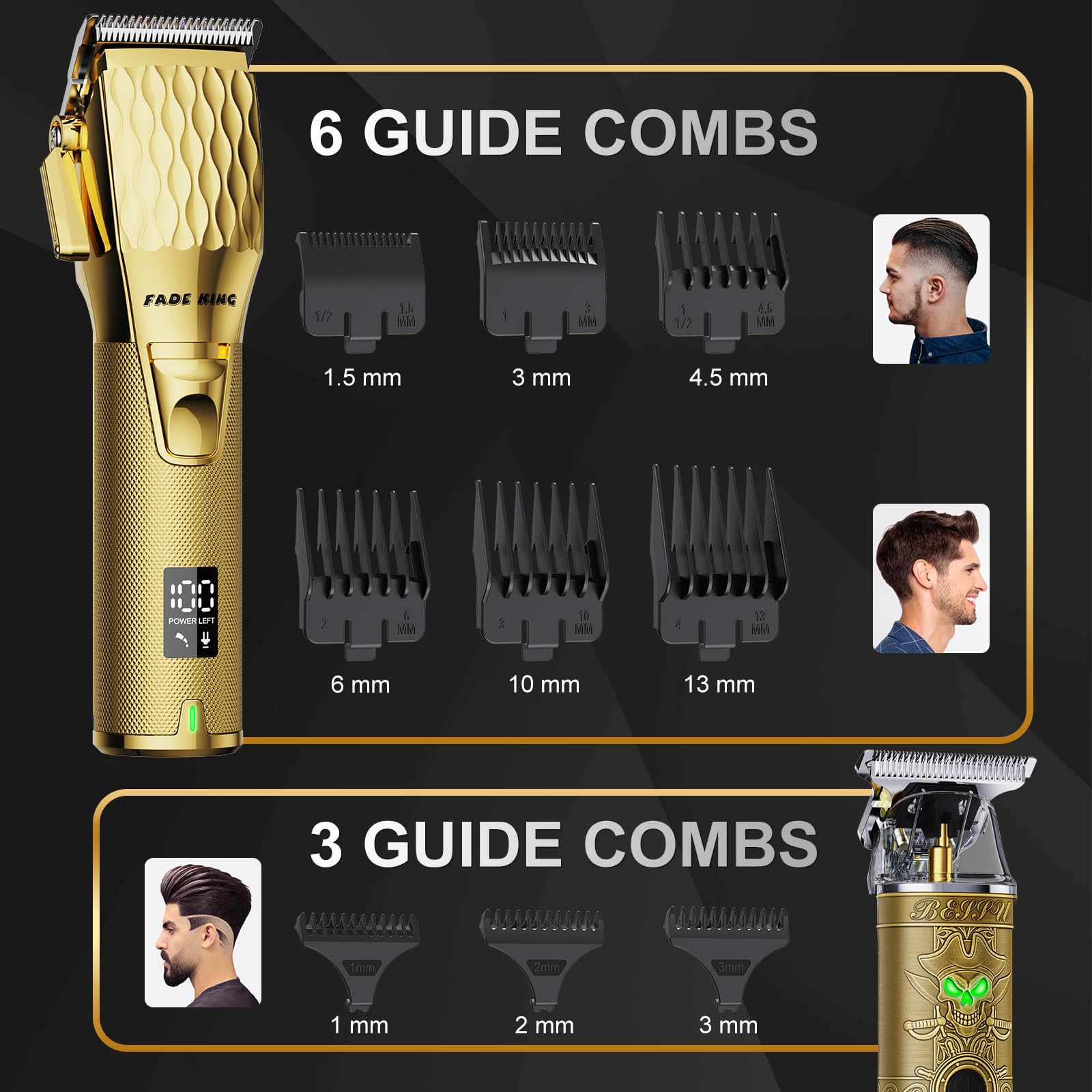 FADEKING ergonomic grip design reduces fatigue during extended trimming