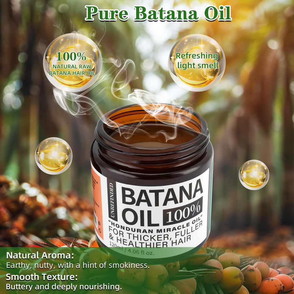 Fadelo Batana Oil applied to scalp for deep hydration.