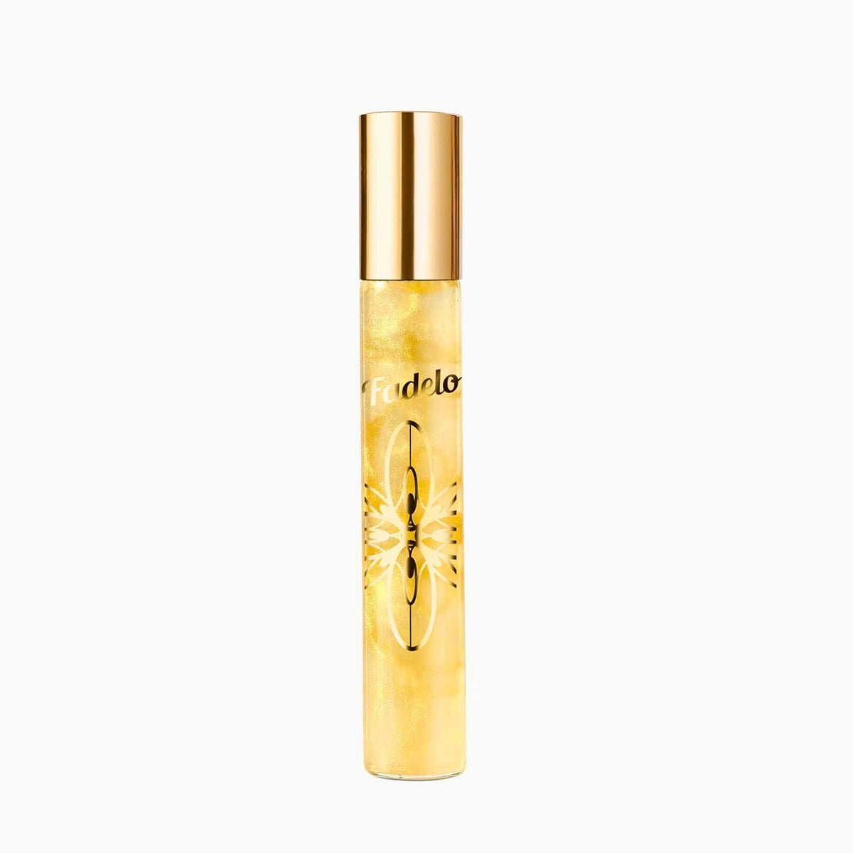 Fadelo enhanced scent perfume bottle close-up showing premium pheromones for confidence