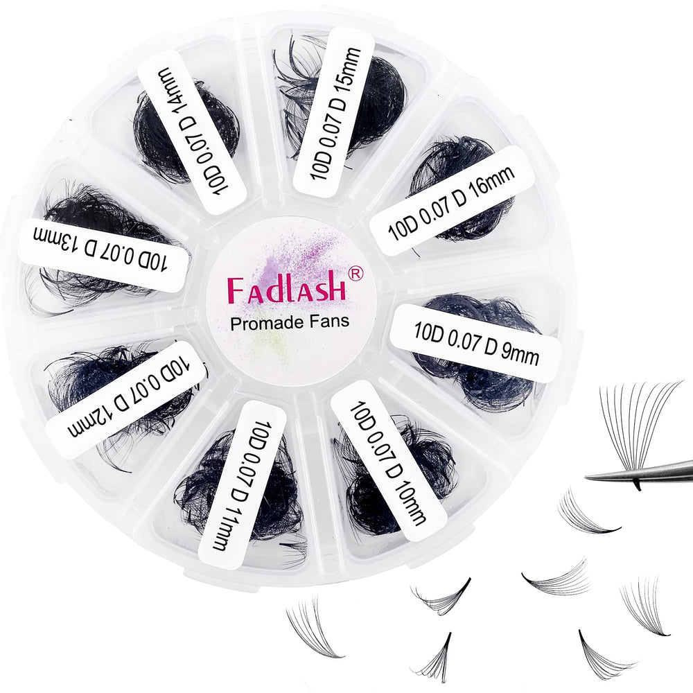 FADLASH 1000 fans tray closeup shows dense volume for faster sets.