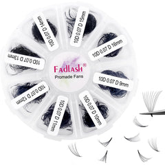 FADLASH 1000 fans tray closeup shows dense volume for faster sets.