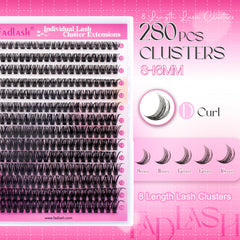 FADLASH close-up of D-curl fibers showing soft texture and defined curl
