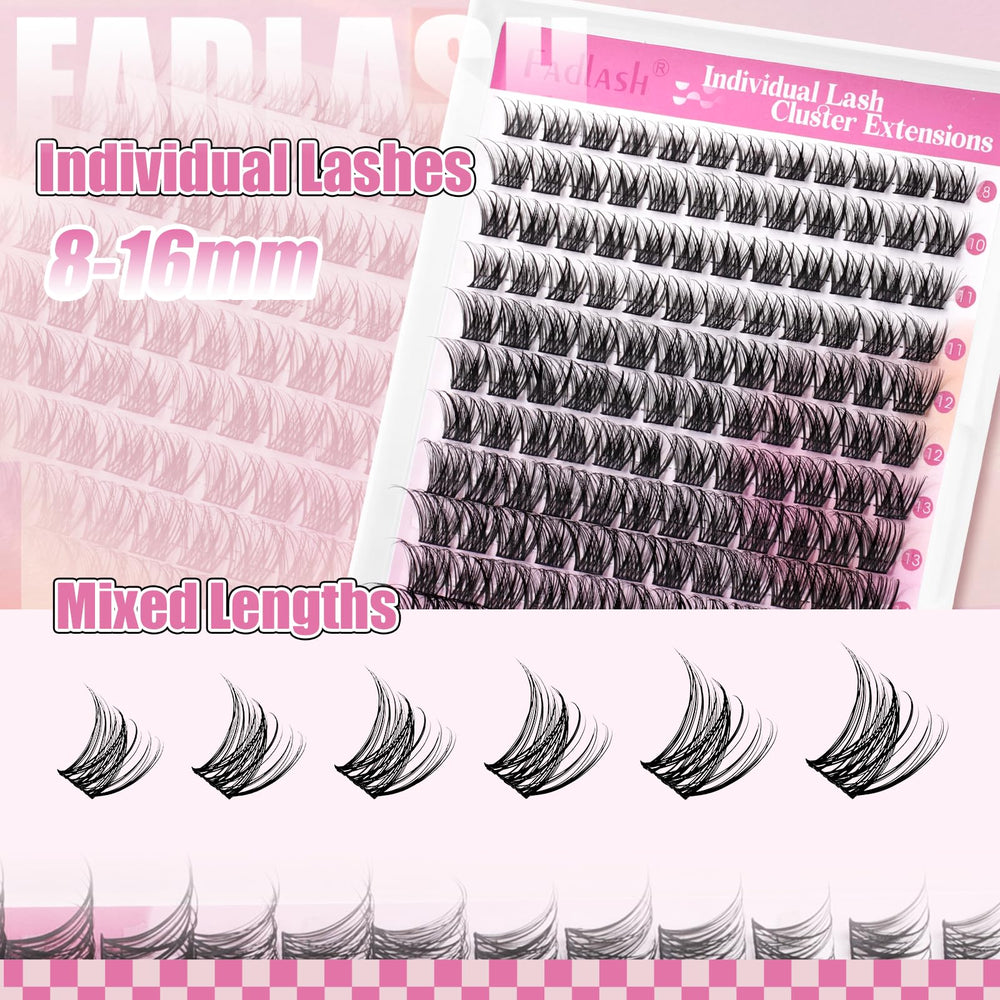 Conjuntos variados FADLASH 8-16 mm para looks naturales o elegantes
