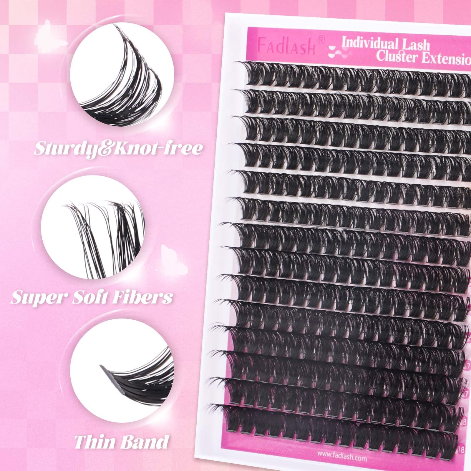 FADLASH lash applicator tweezer for precise placement during application
