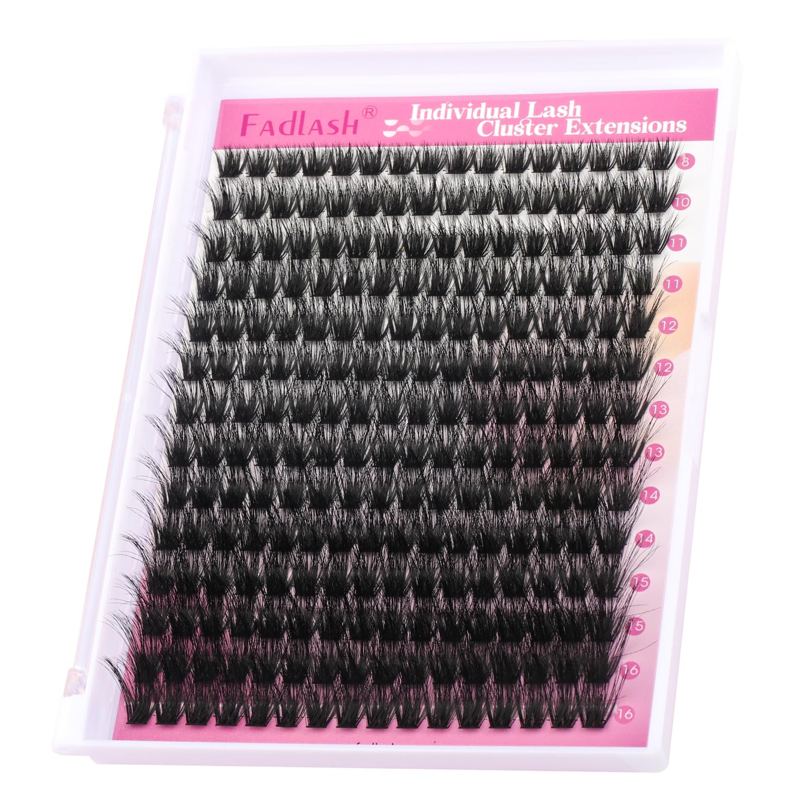FADLASH Lash Clusters long-lasting wear shown in practical day-to-night use