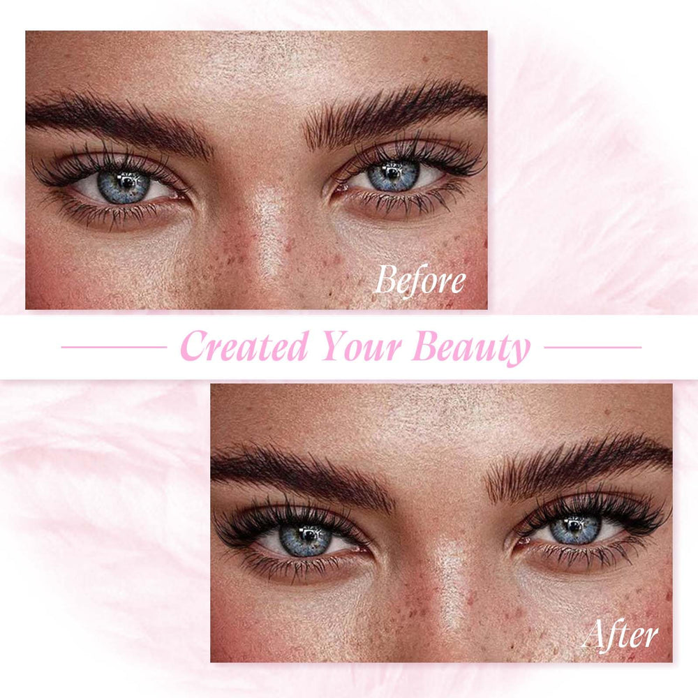 FADLASH natural-look lash clusters blending with your own lashes