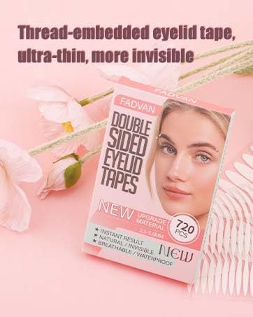 FADVAN natural-look seamless blend defines eyelids on hooded or monolids.