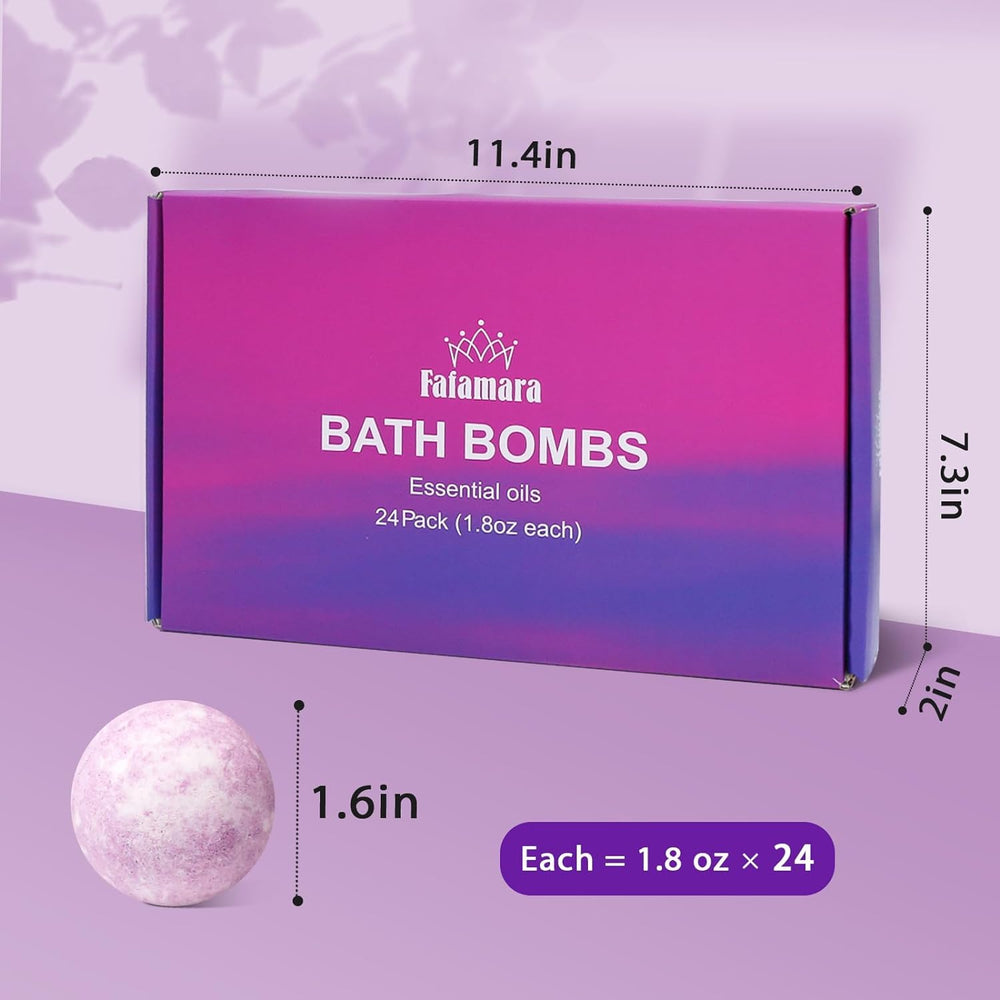 Fafamara bath bombs artisan-quality oils for deep skin nourishment.
