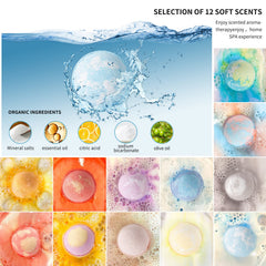 Fafamara bath bombs varieties fragrances deliver calming scents for a soothing bath.