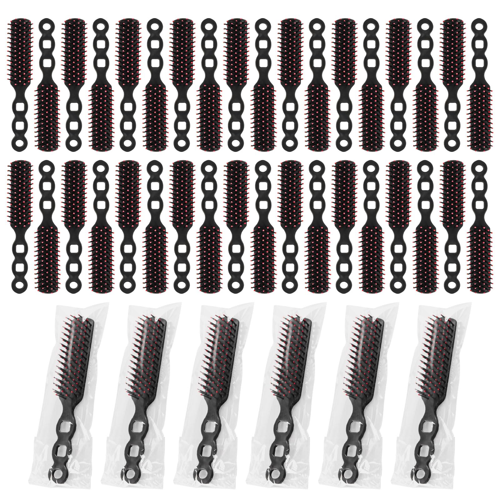 fafortune bulk hair brush pack 50pcs for shelters and hotels
