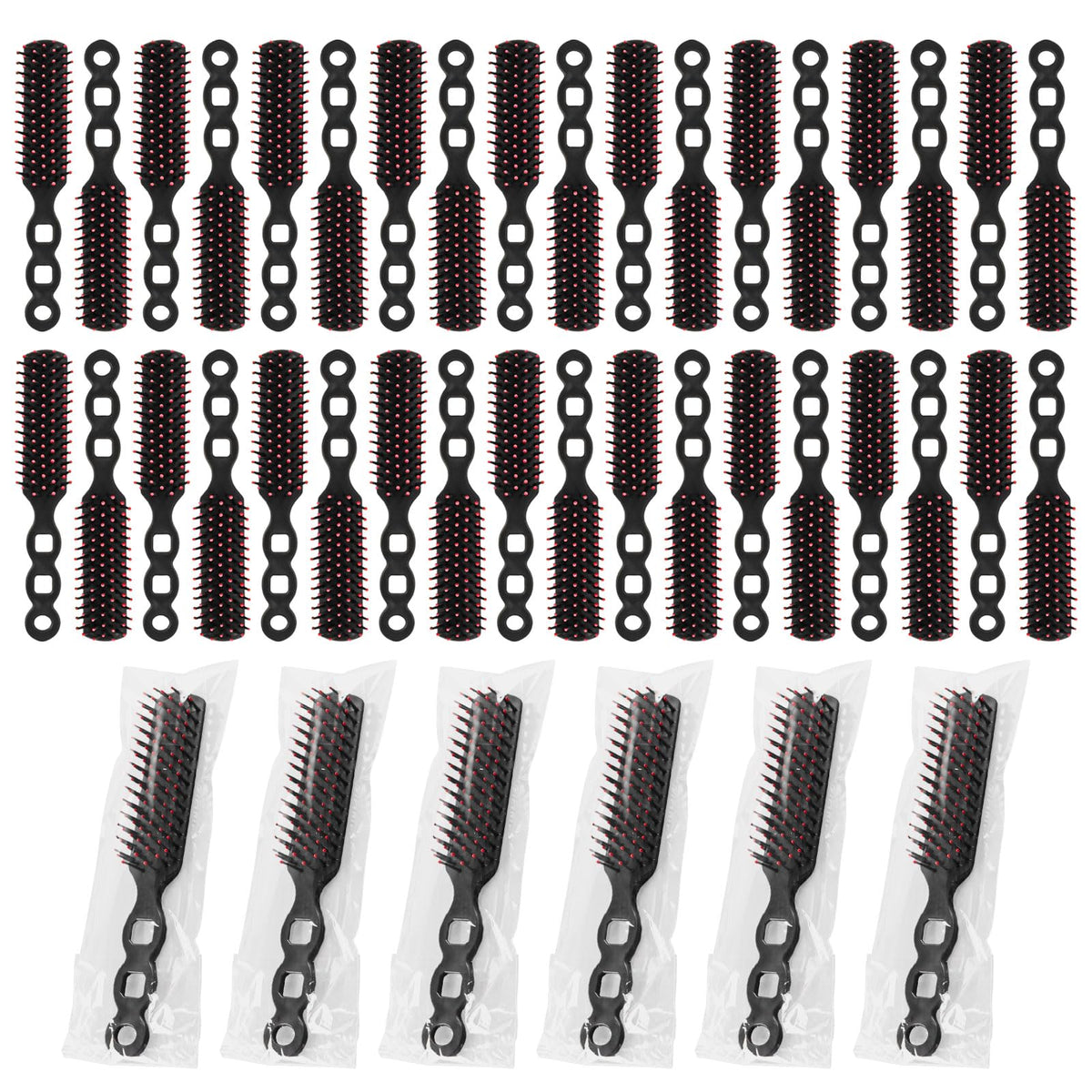 fafortune bulk hair brush pack 50pcs for shelters and hotels