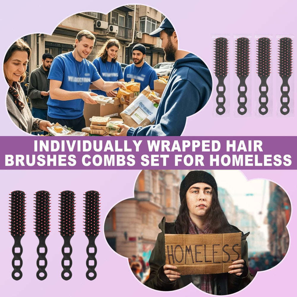 fafortune individually-wrapped hair brush promotes hygiene for distribution