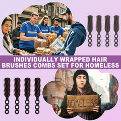 fafortune individually-wrapped hair brush promotes hygiene for distribution