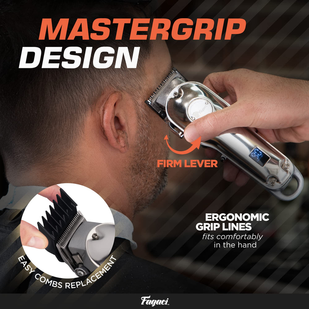 Fagaci low-noise operation provides comfortable grooming sessions.