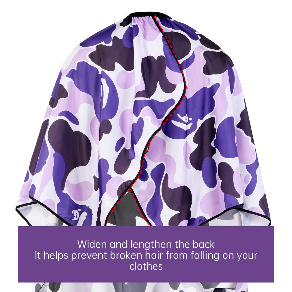 FaHaner reusable cape is easy to clean and quick to dry