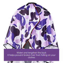 FaHaner reusable cape is easy to clean and quick to dry