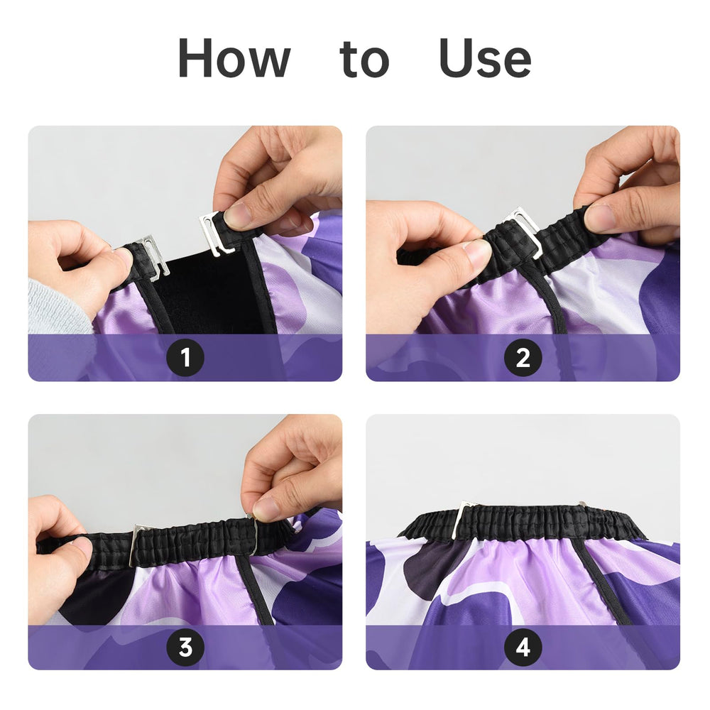 FaHaner cape ideal for salon or home use, from dyeing to styling