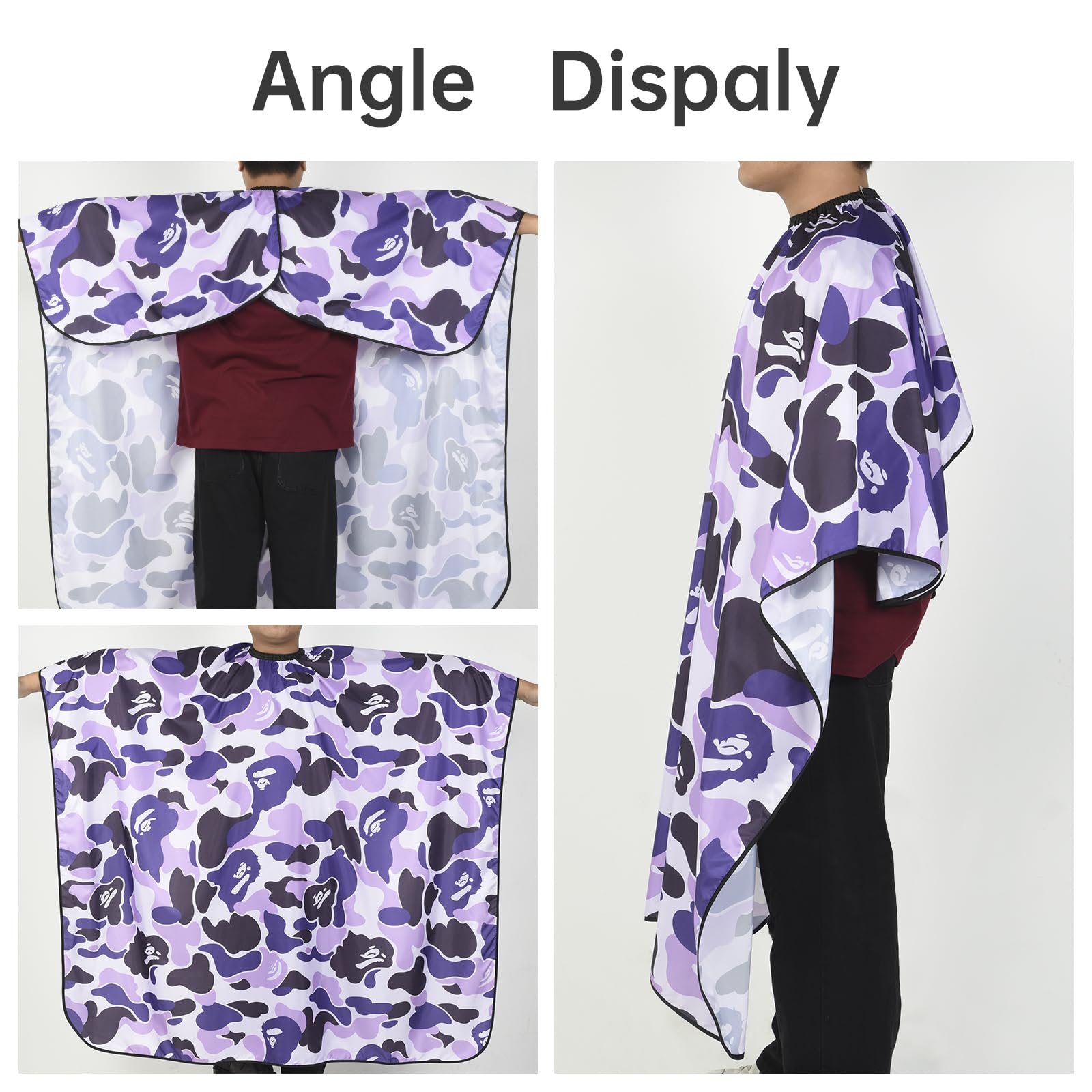 FaHaner 63 x 56 inch cape provides wide coverage for full-body protection