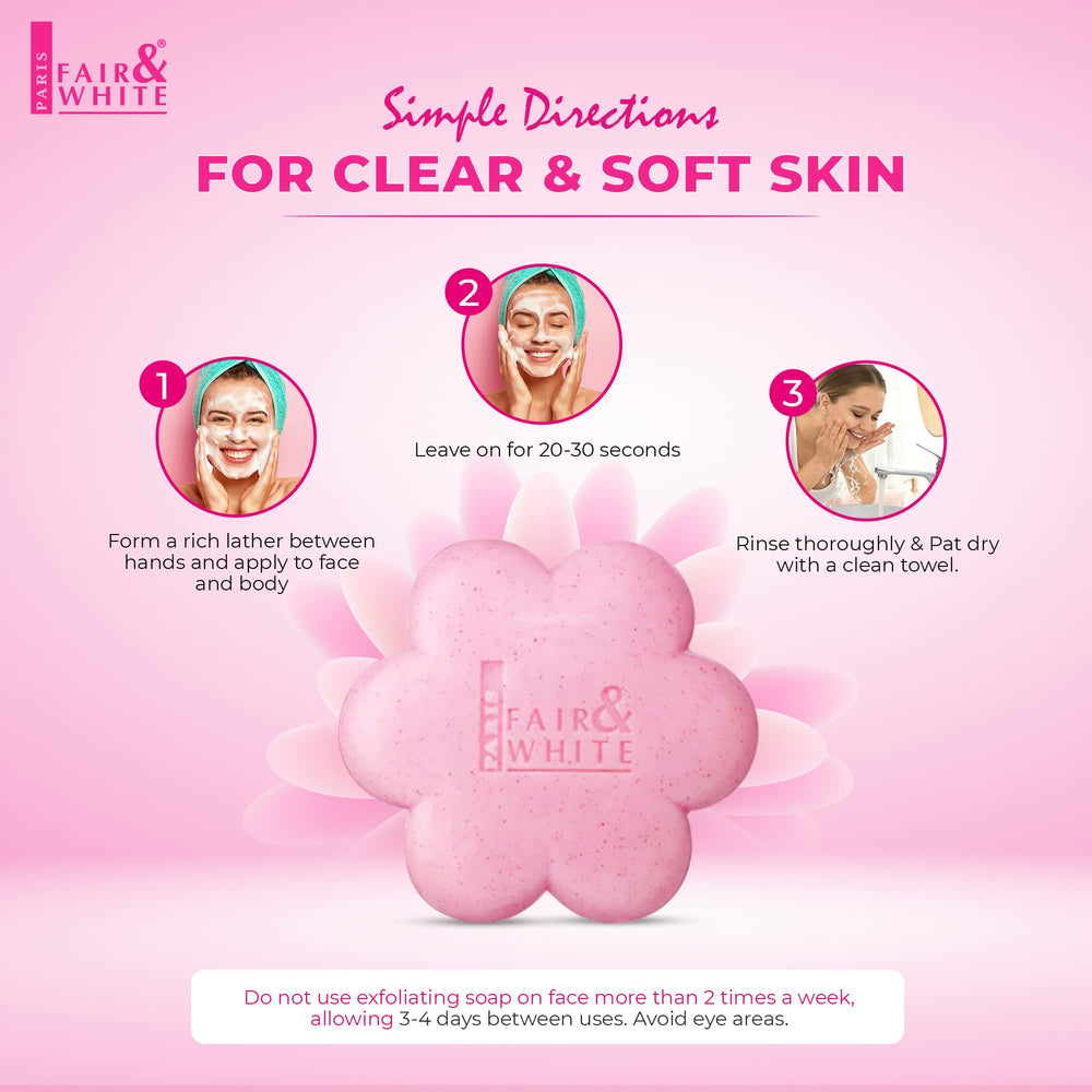 Fair & White So White soap underarm use for fresh cleansing experience.