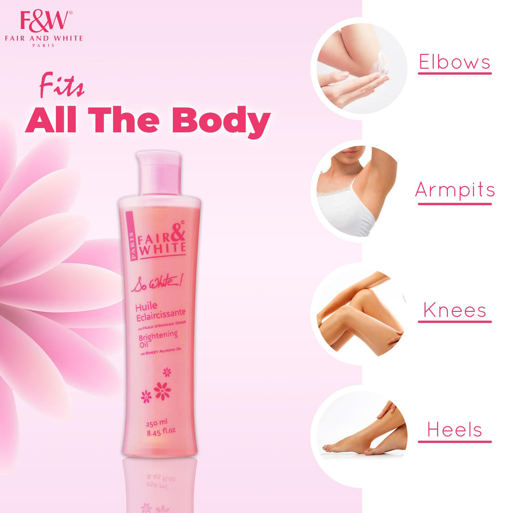 FAIR & WHITE So White skin-hydration-closeup demonstrates moisture retention and smooth feel.