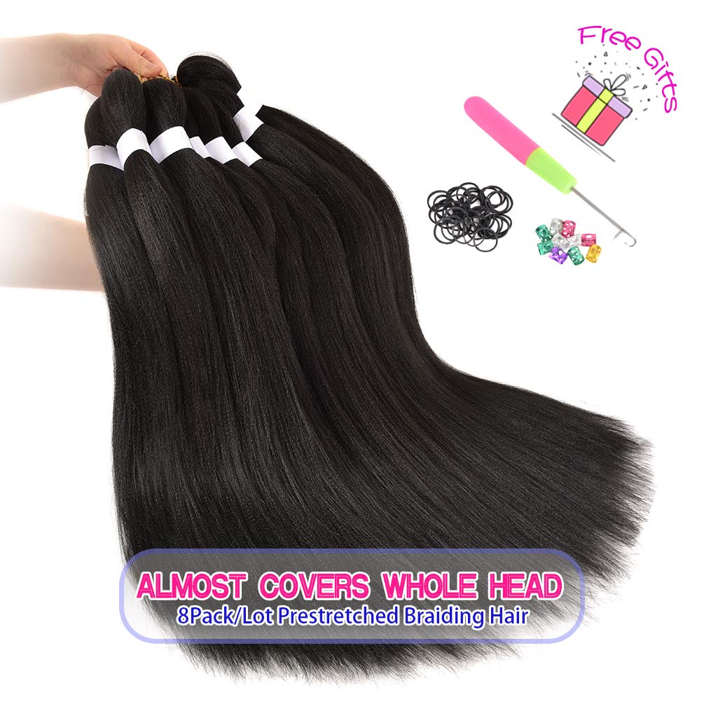 Fairise braiding hair 26 inch full head coverage option for voluminous styles